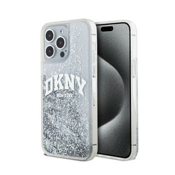 shumee Ovitek DKNY Liquid Glitter Big Logo – iPhone 15 Pro (bel)