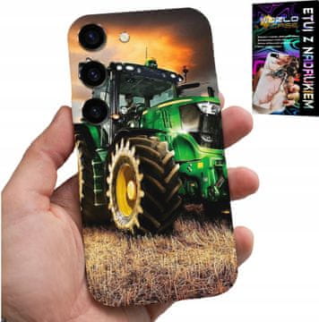 shumee OVITEK ZA SAMSUNG GALAXY S23 PLUS - KMETIJSKI TRAKTOR + STEKLO