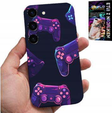 shumee OVITEK ZA SAMSUNG GALAXY S23 PLUS - OVITEK ZA IGRALCE, IGRALNI VZORCI + STEKLO