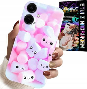 shumee OVITEK ZA SAMSUNG GALAXY A06 5G - SLADKI VZOREC MARSHMALLOW, POKROV, HRBTNA STRAN