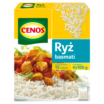 shumee CENOS basmati riž 400 g - 4 vrečke - aromatičen himalajski riž