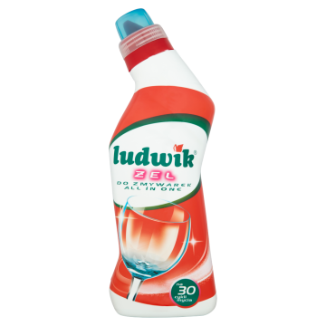 shumee Ludwik večnamenski gel za pomivalni stroj 750 ml (30 ciklov) - Čist sijaj, celovita zaščita