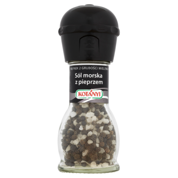 shumee Kotányi morska sol s poprom - mlinček, 2 stopnji mletja, 65 g