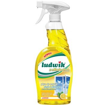 shumee Čistilo za okna in ploščice Ludwik z alkoholom - limona - 750 ml