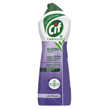 shumee CIF Lila Flower Milk 780 g - Odstranjuje trdovratno umazanijo, varno za kuhinjo