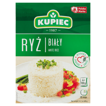 shumee Kupiec beli riž 400 G (4 X 100 G)