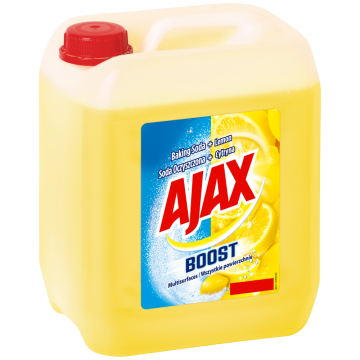 shumee Ajax Boost - Univerzalna tekoča soda in limona 5 l - Čistilna moč, 99 % naravnih sestavin