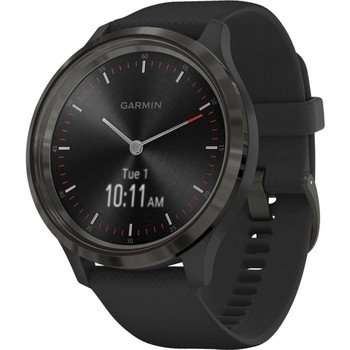 shumee Pametna ura Garmin Vivomove 3 S/E Hybrid črne barve