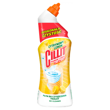 shumee Čistilo za stranišča Cillit proti vodnemu kamnu in rji z vonjem limone 750 ml