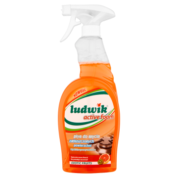 shumee Ludwik Active Aoam tekočina za čiščenje mastnih površin z vonjem eksotičnega sadja 750 ml