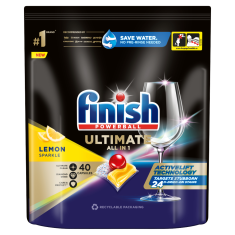 shumee Finish Ultimate Lemon - Kapsule za pomivalni stroj 40 kosov - Globinsko čiščenje