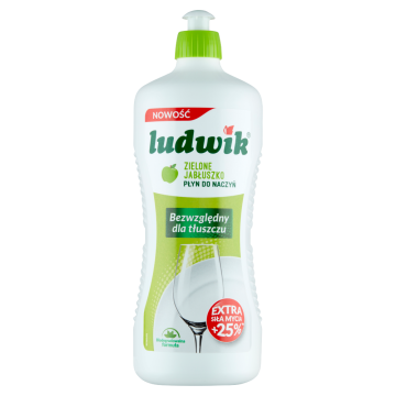 shumee Ludwik pomivalno sredstvo z vonjem zelenega jabolka 900 g - dodatna moč čiščenja, pH nevtralno