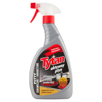 shumee Tytan - Čistilna tekočina za steklokeramične in indukcijske kuhalne plošče - Sprej 500 g