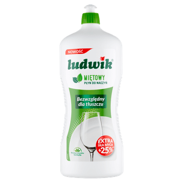 shumee Ludwik Mint detergent za pomivanje posode 1,35 kg - močno čiščenje, svež vonj