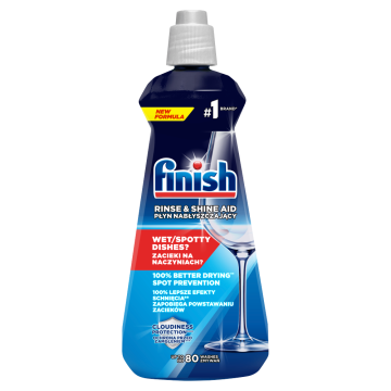 shumee Sredstvo za izpiranje Finish 400 ml - sijoča in suha posoda brez lis