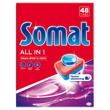 shumee Tablete za pomivalni stroj Somat All In 1 864 g (48 kosov)