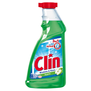 shumee CLIN Čistilo za steklo Apple - 500 ml polnilo - učinkovito čiščenje in zaščita