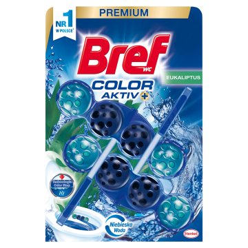 shumee Bref Wc Color Aktiv+ obešalnik - evkaliptus, zaščita pred neprijetnimi vonjavami