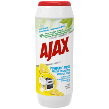 shumee AJAX Lemon - univerzalni čistilni prašek, razmaščevanje in sijaj