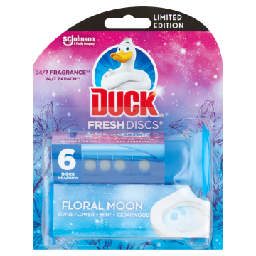 shumee Duck Fresh Discs Floral Moon gel za toaletni disk 36 ml