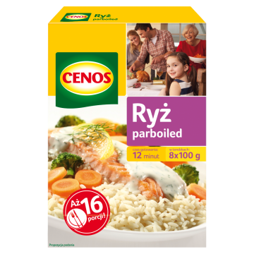 shumee Cenos parboiled riž 800 g (8 vrečk)