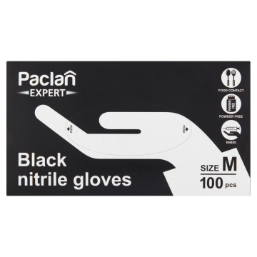 shumee PACLAN nitrilne rokavice M - 100 kosov - brez pudra, za živila