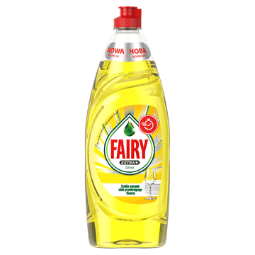 shumee Fairy Extra+ Citrus - Tekočina za pomivanje posode 650 ml - Hitro čiščenje, svež vonj