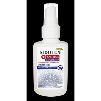 shumee Sidolux Anti-Bac+ univerzalni razpršilec za površinsko dezinfekcijo z virucidnim učinkom 100 ml