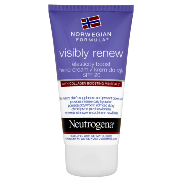 shumee Neutrogena Visibly Renew Elasticity Boost krema za roke SPF 20 75 ml