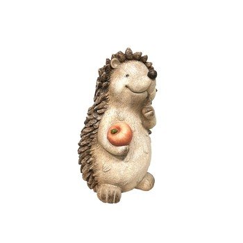 shumee Vrtni okrasek v obliki ježa z jabolkom