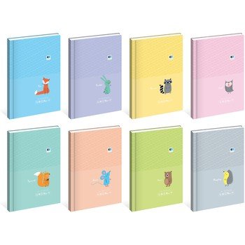 shumee Zvezek A6 96 s pastelnim potiskom B&B Kids
