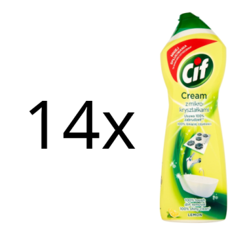 shumee CIF čistilno mleko z mikrokristali limone 780 g - odstrani trdovratno umazanijo