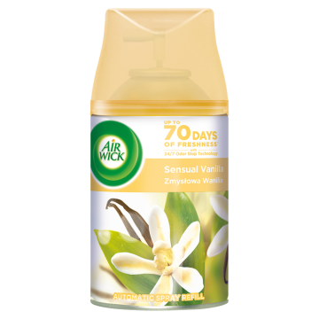shumee Polnilo za avtomatski osvežilec zraka Air Wick Sensual Vanilla 250 ml - vanilija, cedra, nashi sadje