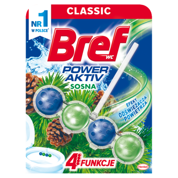 shumee Bref Power Aktiv - obešalnik za stranišče, borov gozd, 50 g