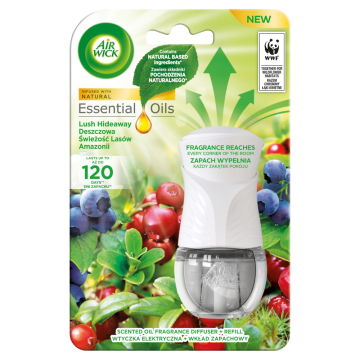 shumee Air Wick Električni vtič - Deževna svežina amazonskega deževnega gozda, 19 ml