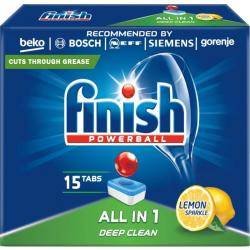 shumee Finish N 15 kosov vse v 1 mizica za pomivanje posode limona /3150418