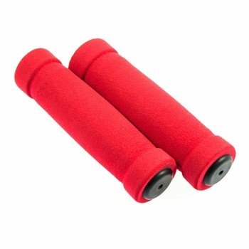 shumee Ročaji za krmilo kolesa iz pene Mousse, dolžina: 13 cm, rdeči