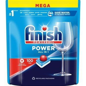 shumee Tablete za pomivalni stroj Finish Power All-In-1 100 Fresh