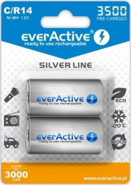 shumee everActive EVHRL14-3500 - NiMH 3500mAh baterije, 2 kosa