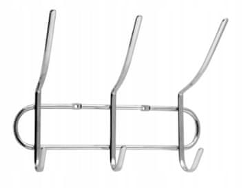 shumee Stenski obešalnik za oblačila 25x17 cm krom