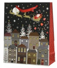 shumee Vzorec božične darilne vrečke 24 cm