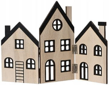 shumee Božična figurica 30x20cm Okrasna hiša