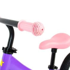 shumee Vijolično poganjalo z 12 kolesi in LED lučmi, jeklenim okvirjem za deklice