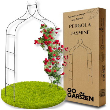 shumee Kovinska vrtna pergola za rože, vrtnice, vzpenjavke, opora, lok, sidra, vrt