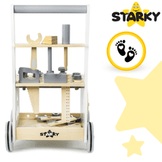 shumee Leseni potiskalnik, hodulja, voziček, otroška delavnica, komplet za ustvarjanje 3 v 1