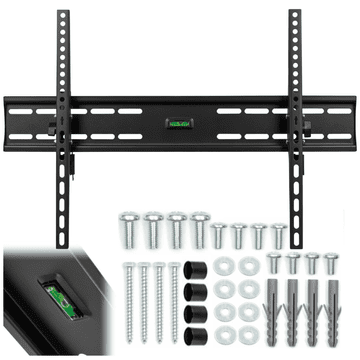 shumee Univerzalni, trdni, vodoravni stenski nosilec za TV z vodno tehtnico