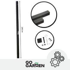 shumee Jamborni drog za vrtno paviljon z jadrom za senčenje, nastavljiva višina 240 cm