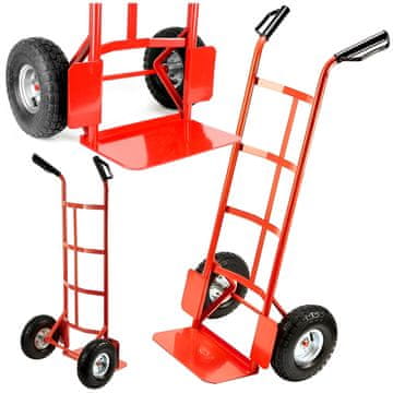 shumee Kovinski skladiščni transportni voziček za vrt, garažo, delavnico, kurirja