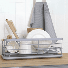 shumee Velik stoječi odcejalnik za posodo, krožnike in jedilni pribor