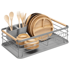 shumee Velik stoječi odcejalnik za posodo, krožnike in jedilni pribor